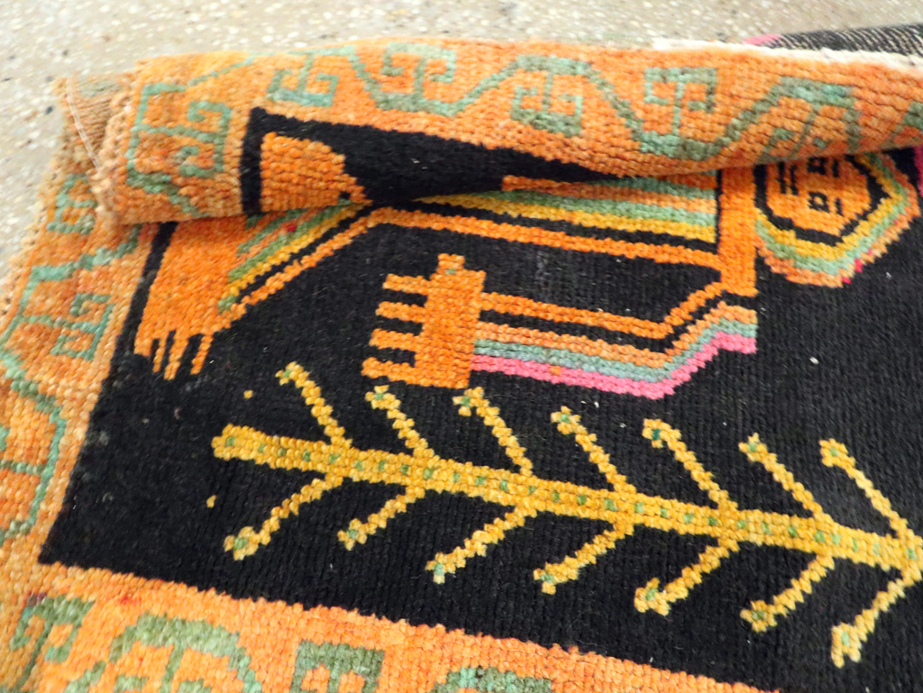 Vintage Pictorial Anatolian Rugs, No.30491 - Gss