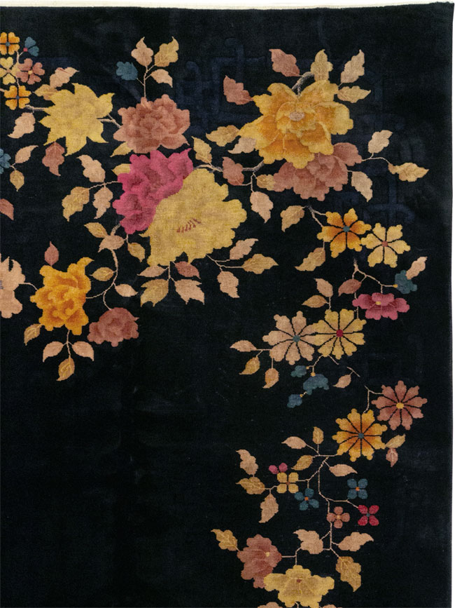 Vintage Chinese Art Deco Room Size Carpet, No.30497 - Gss