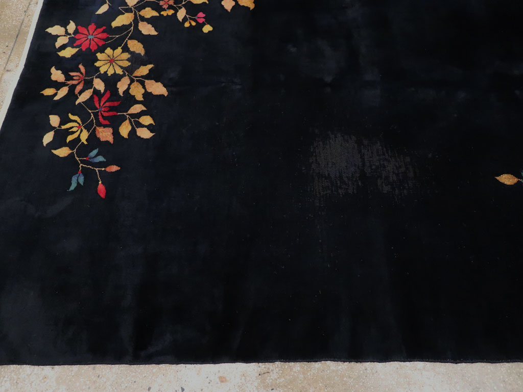 Vintage Chinese Art Deco Room Size Carpet, No.30497 - Gss