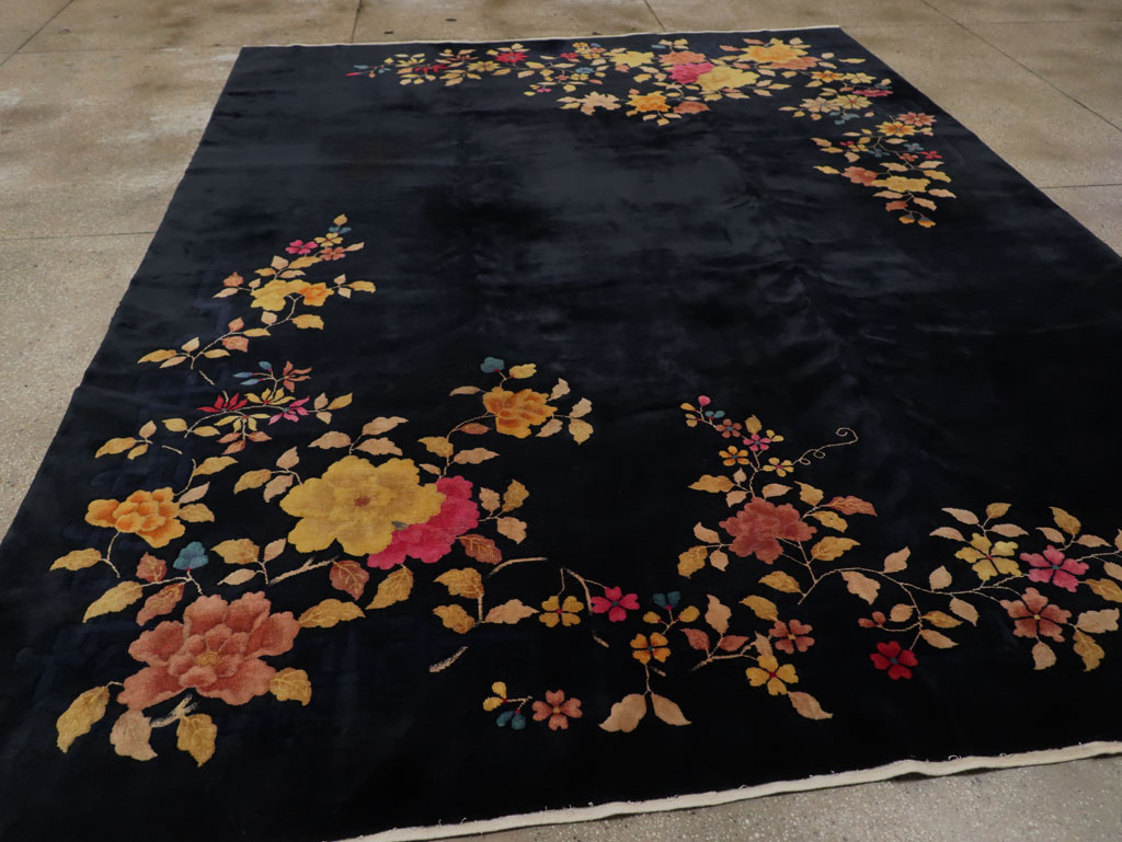 Vintage Chinese Art Deco Room Size Carpet, No.30497 - Gss