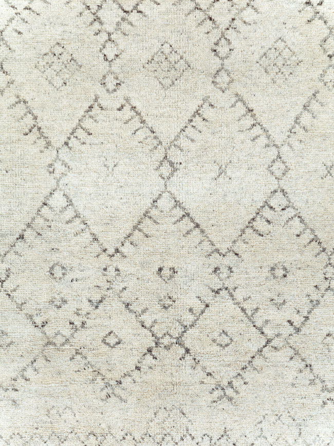 Contemporary Moroccan Small Room Size Carpet, No.30498 - Gss