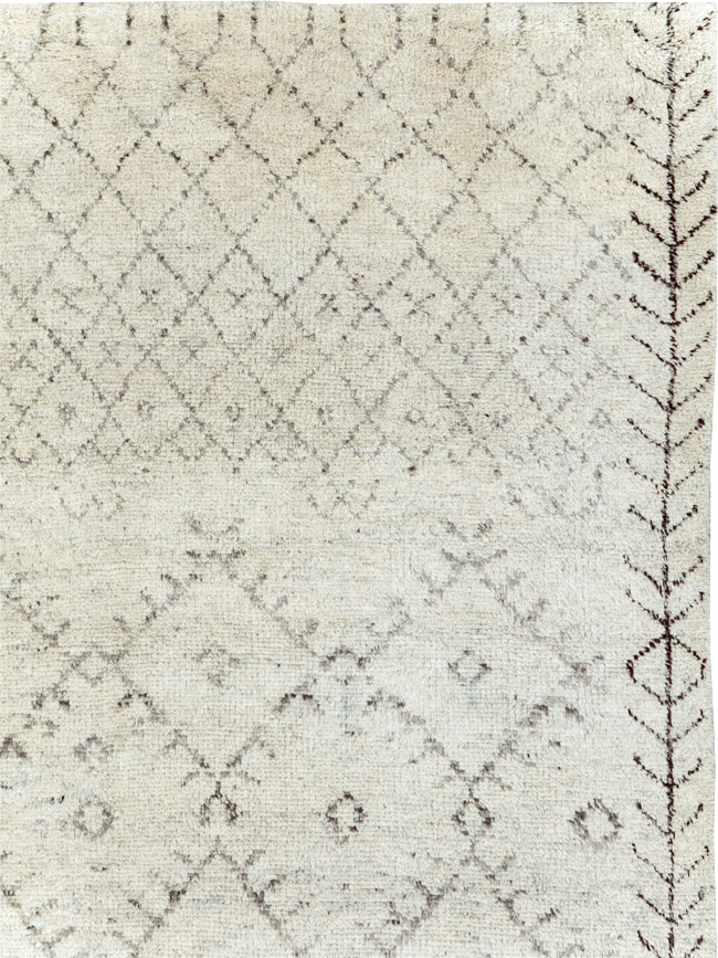 Contemporary Moroccan Small Room Size Carpet, No.30498 - Gss