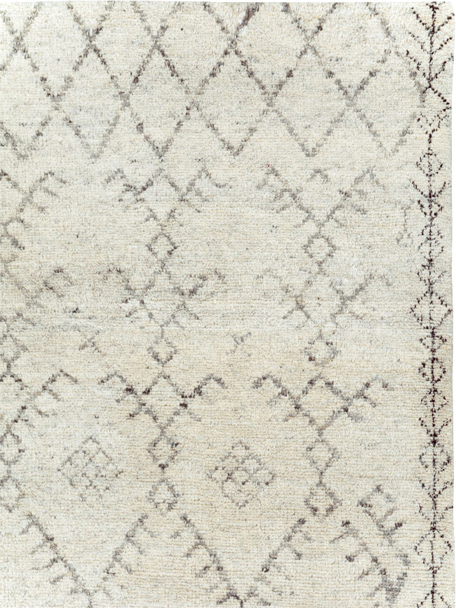 Contemporary Moroccan Small Room Size Carpet, No.30498 - Gss