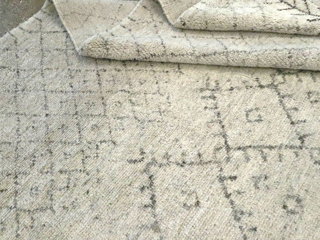 Contemporary Moroccan Small Room Size Carpet, No.30498 - Gss