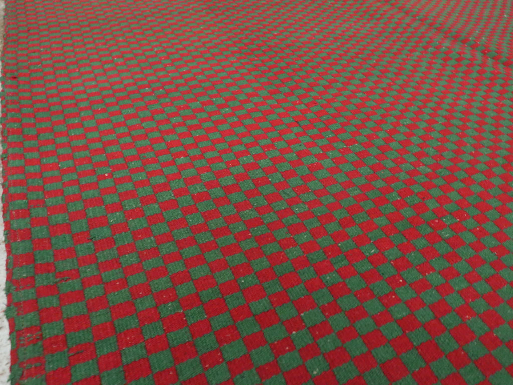 Vintage Turkish Flatweave Kilim Accent Rug, No.30499 - Gss