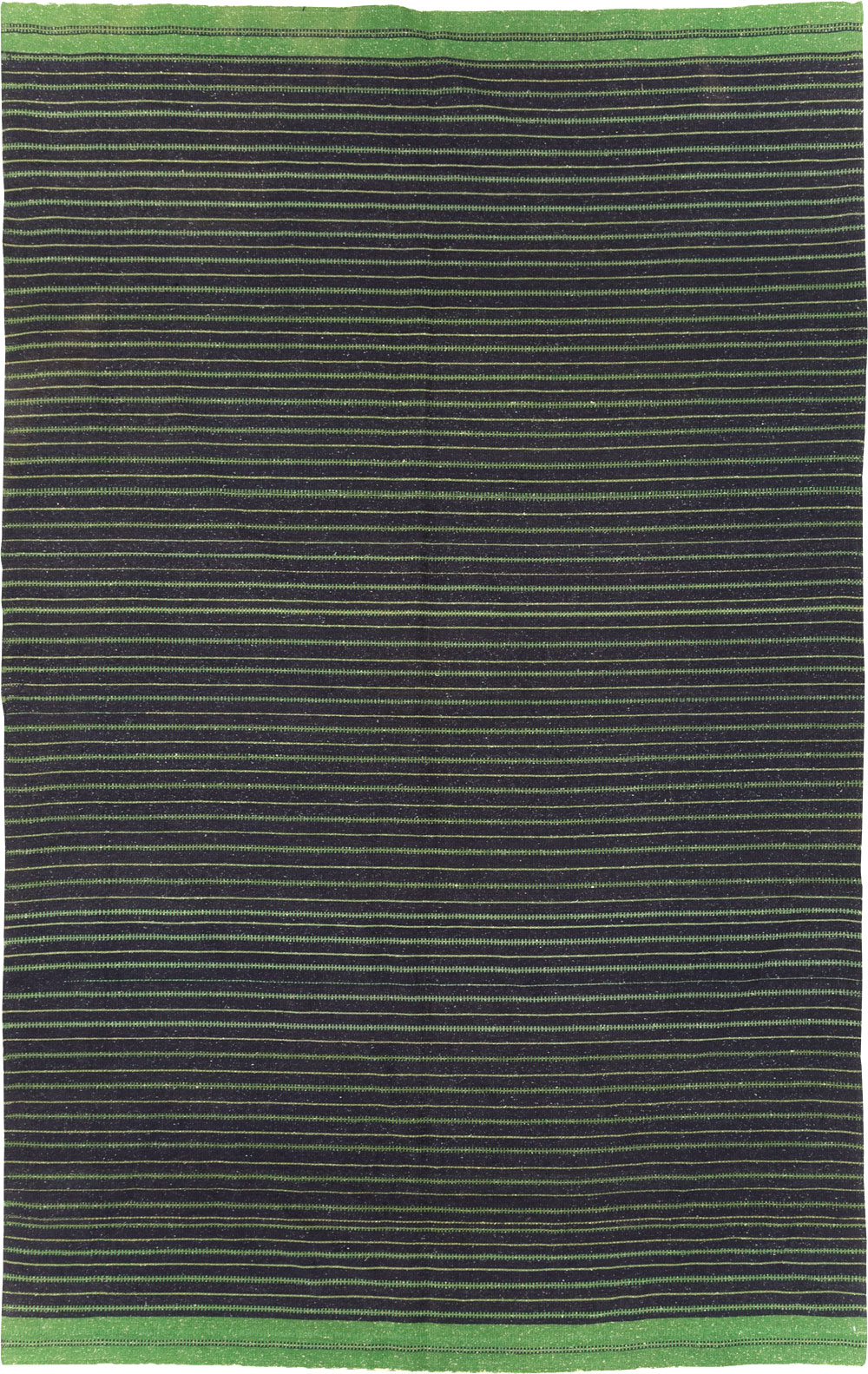 Vintage Turkish Flatweave Kilim Accent Rug, No.30500 - Gss