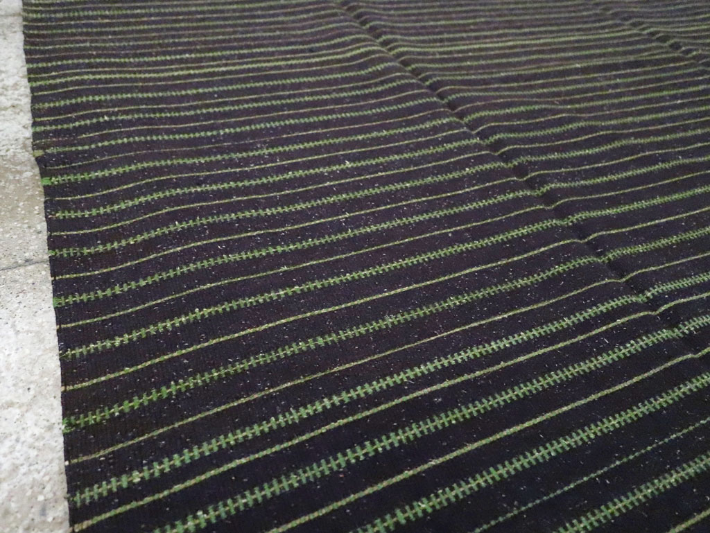 Vintage Turkish Flatweave Kilim Accent Rug, No.30500 - Gss