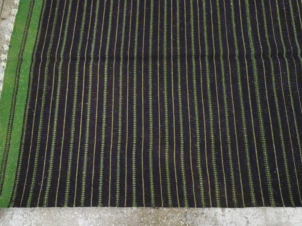 Vintage Turkish Flatweave Kilim Accent Rug, No.30500 - Gss