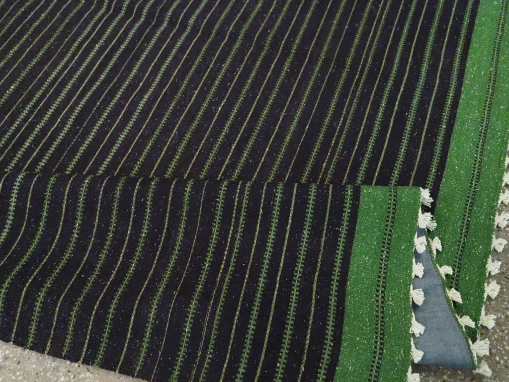 Vintage Turkish Flatweave Kilim Accent Rug, No.30500 - Gss