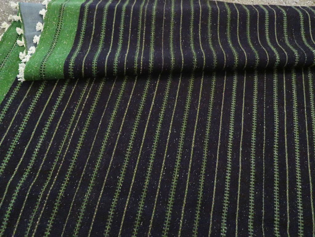 Vintage Turkish Flatweave Kilim Accent Rug, No.30500 - Gss