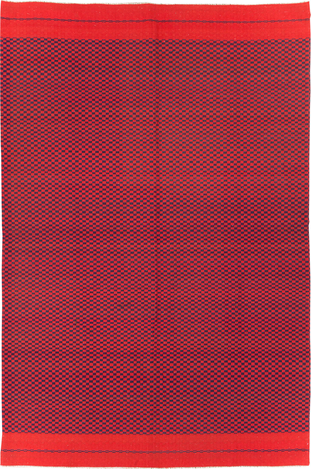 Mid-20th Century Handmade Turkish Flatweave, No.30501 - Gss