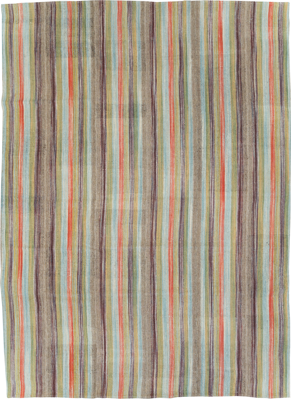 Vintage Persian Flatweave Kilim, No.30514 - Gss
