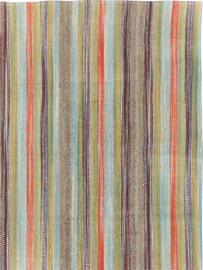 Vintage Persian Flatweave Kilim, No.30514 - Gss