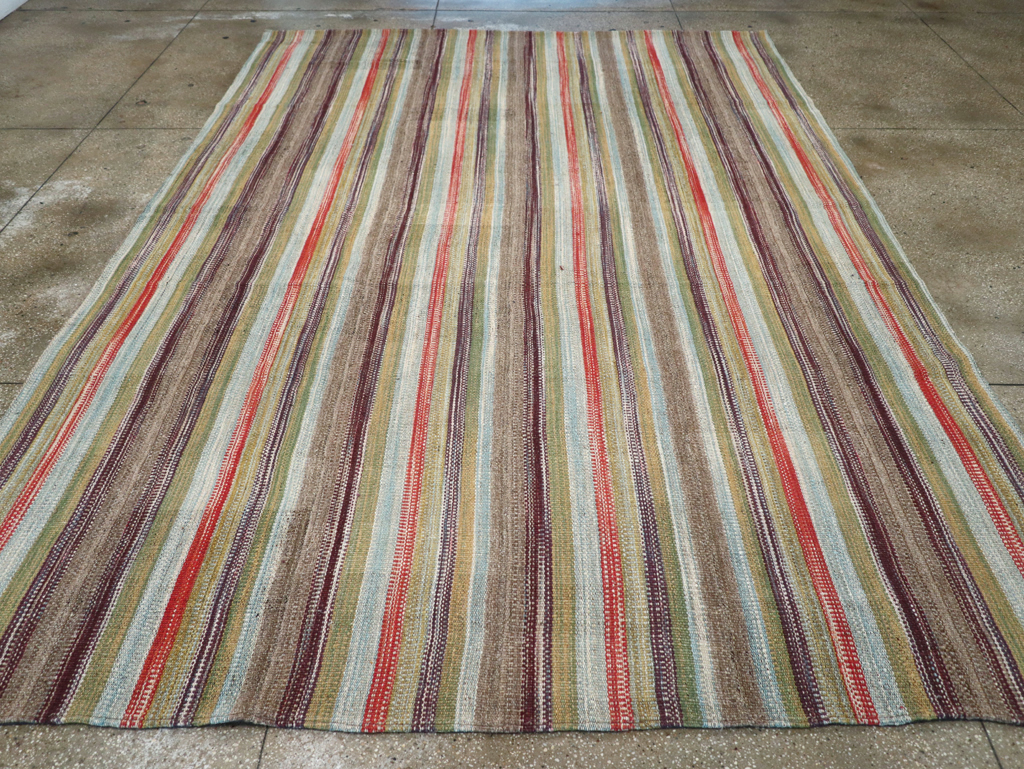 Vintage Persian Flatweave Kilim, No.30514 - Gss