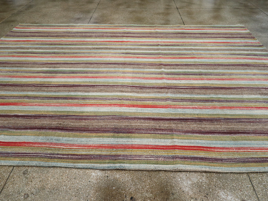 Vintage Persian Flatweave Kilim, No.30514 - Gss