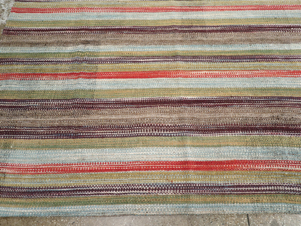 Vintage Persian Flatweave Kilim, No.30514 - Gss