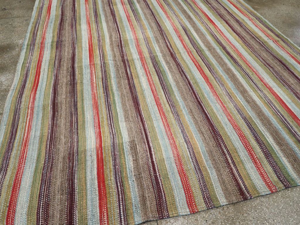 Vintage Persian Flatweave Kilim, No.30514 - Gss