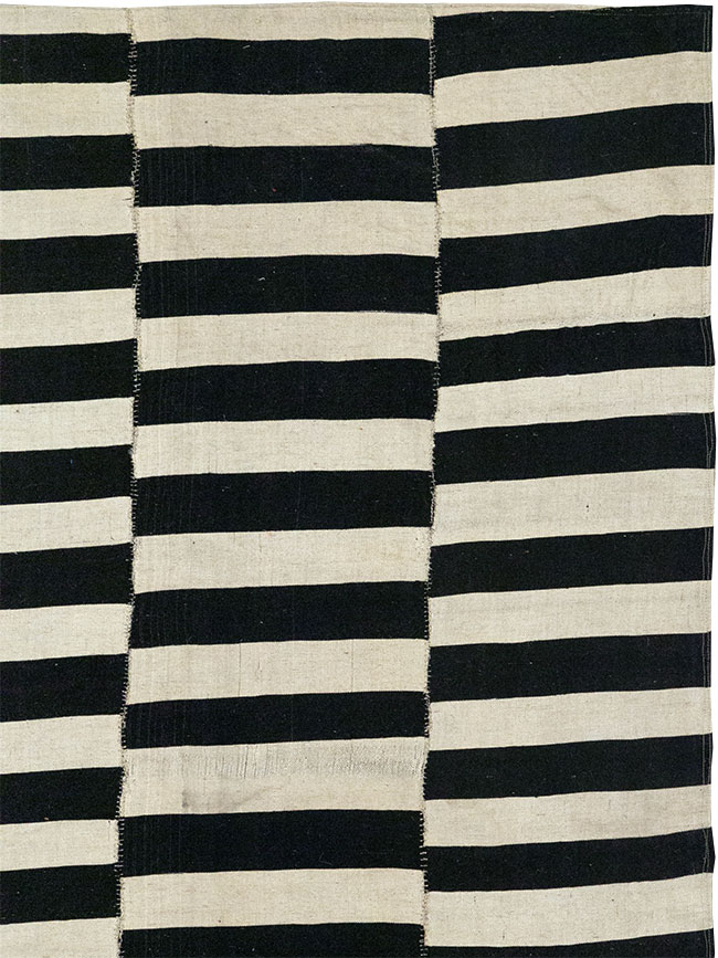 Modern Persian Flatweave Kilim Room Size Carpet, No.30517 - Gss