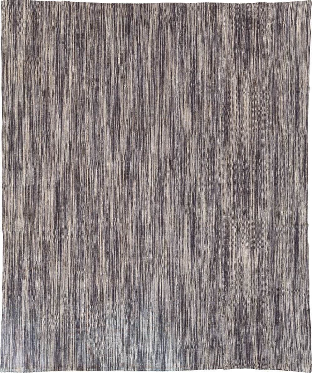 Modern Turkish Flatweave Kilim Room Size Carpet, No.30518 - Gss