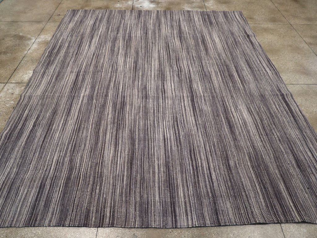 Modern Turkish Flatweave Kilim Room Size Carpet, No.30518 - Gss