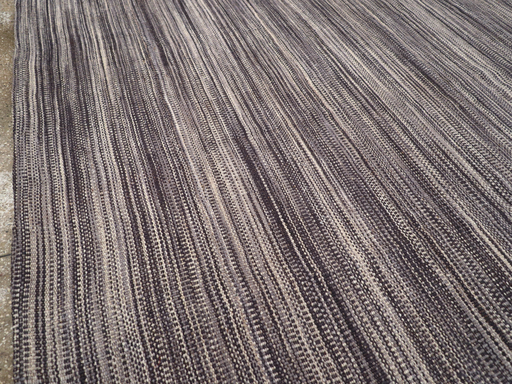 Modern Turkish Flatweave Kilim Room Size Carpet, No.30518 - Gss