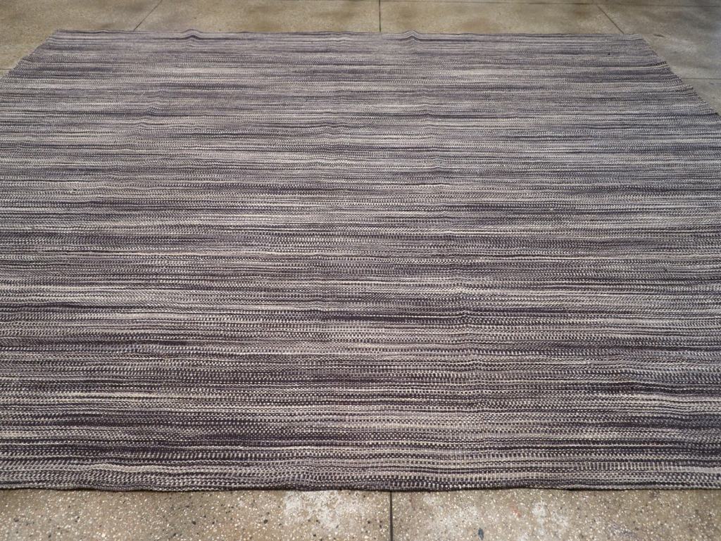 Modern Turkish Flatweave Kilim Room Size Carpet, No.30518 - Gss