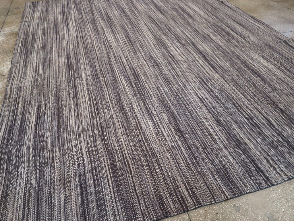 Modern Turkish Flatweave Kilim Room Size Carpet, No.30518 - Gss