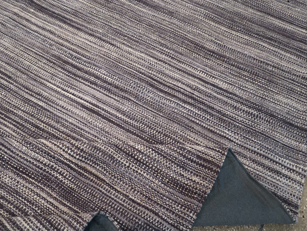 Modern Turkish Flatweave Kilim Room Size Carpet, No.30518 - Gss