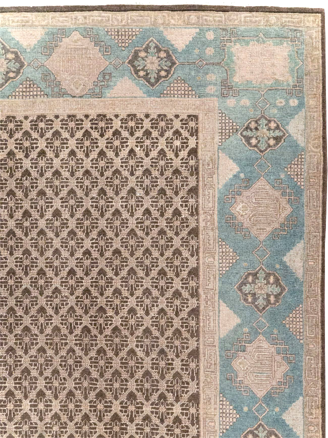 Antique Persian Serab Accent Carpet, No.30520 - Gss