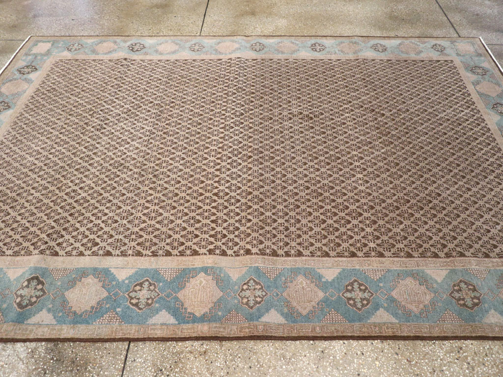 Antique Persian Serab Accent Carpet, No.30520 - Gss