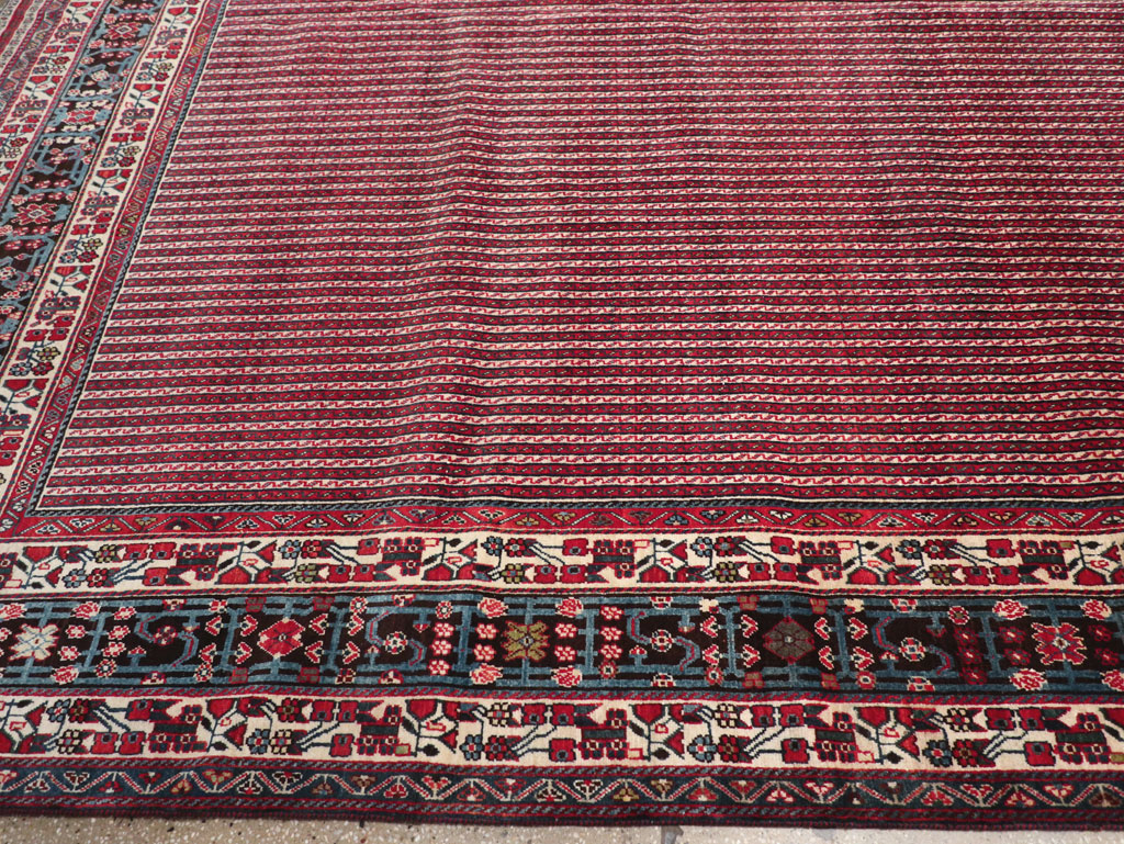 Vintage Persian Qashqai Oversize Carpet, No.30521 - Gss