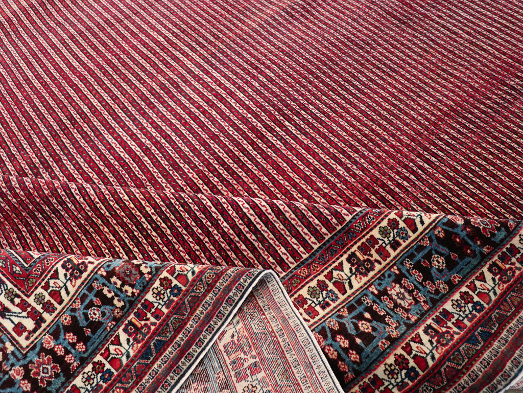 Vintage Persian Qashqai Oversize Carpet, No.30521 - Gss