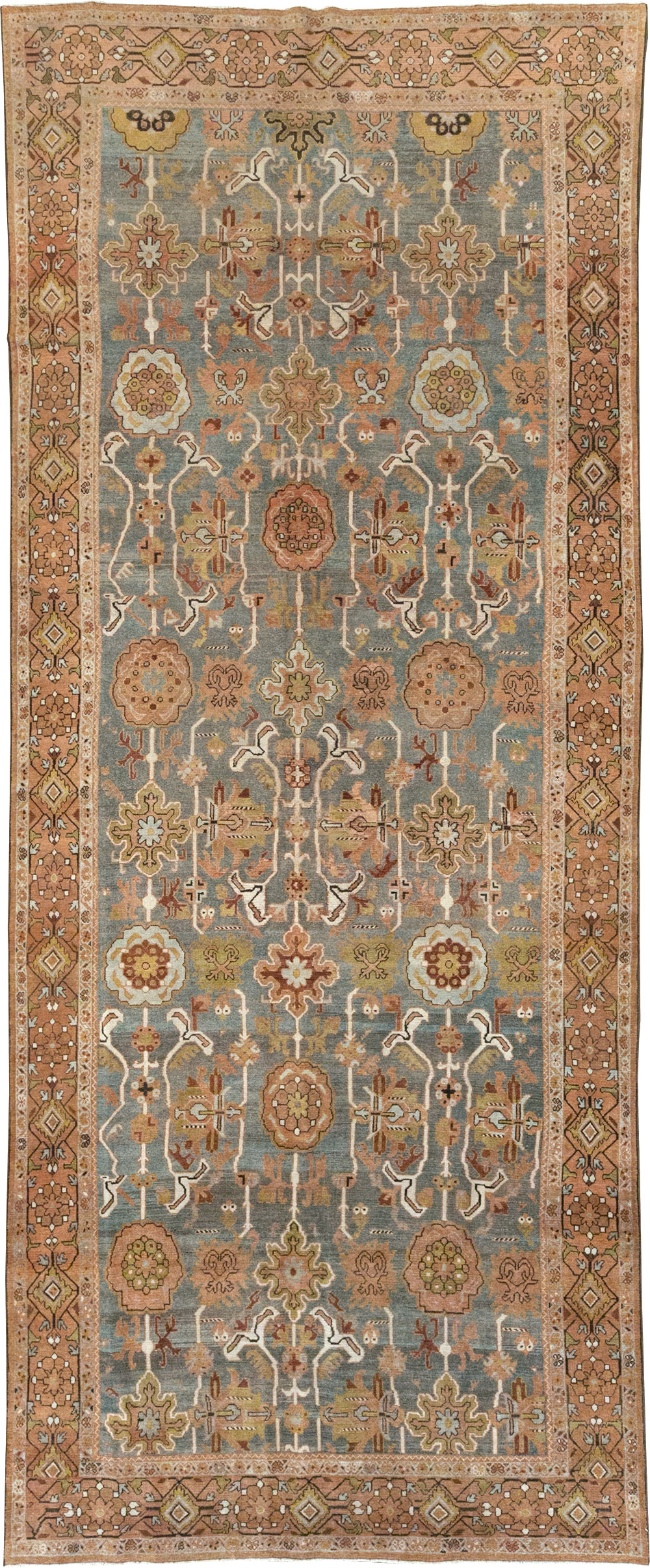Antique Persian Malayer Long and Narrow Gallery Carpet, No.30526 - Gss