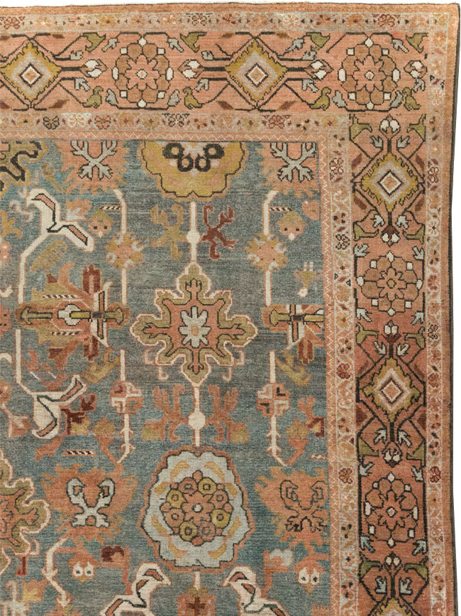 Antique Persian Malayer Long and Narrow Gallery Carpet, No.30526 - Gss