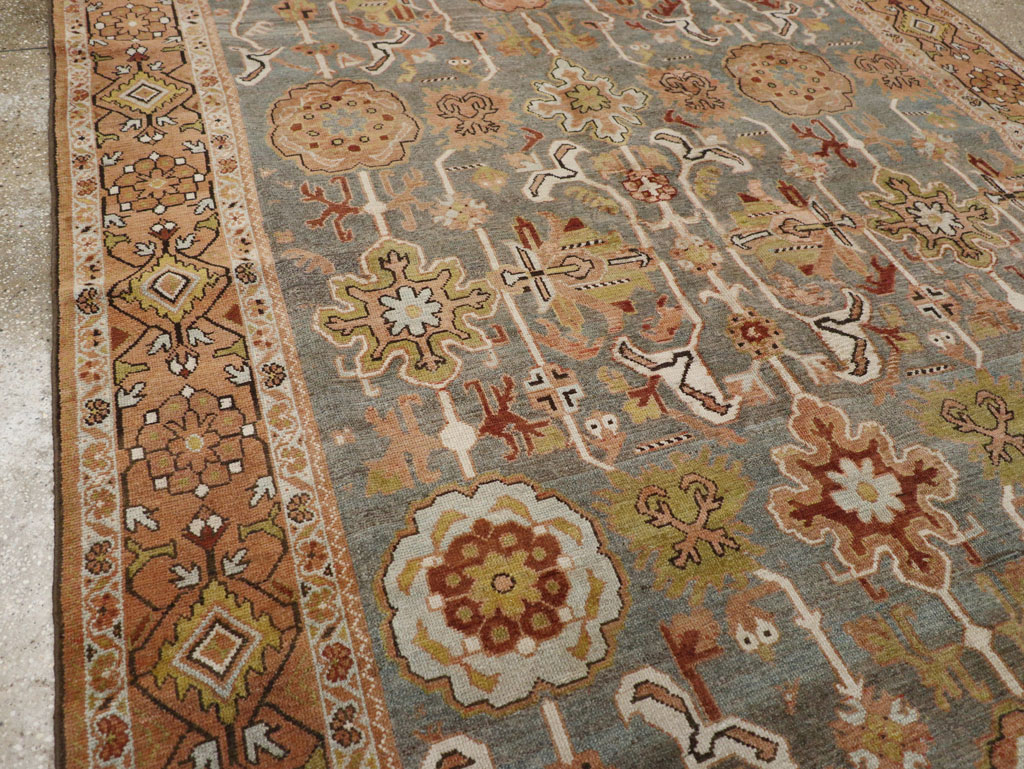 Antique Persian Malayer Long and Narrow Gallery Carpet, No.30526 - Gss