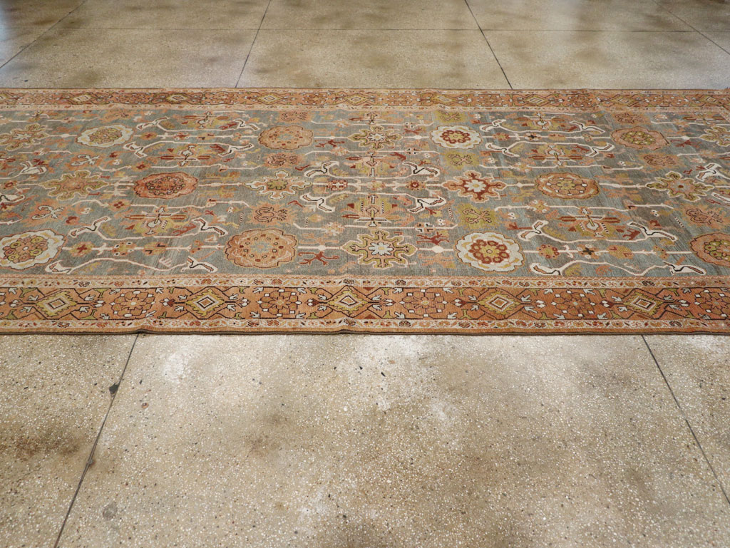 Antique Persian Malayer Long and Narrow Gallery Carpet, No.30526 - Gss