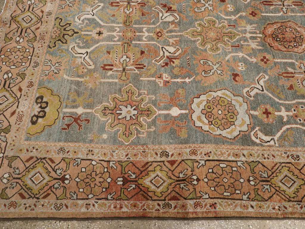 Antique Persian Malayer Long and Narrow Gallery Carpet, No.30526 - Gss