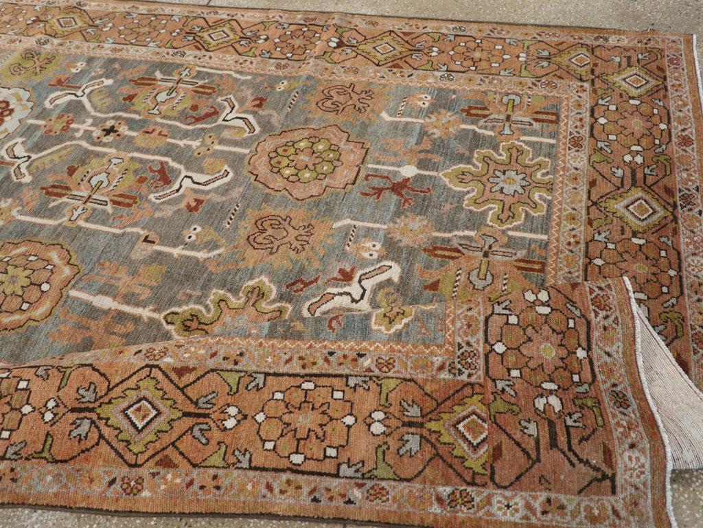 Antique Persian Malayer Long and Narrow Gallery Carpet, No.30526 - Gss