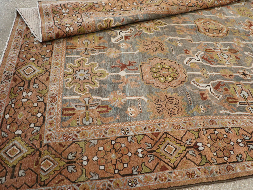 Antique Persian Malayer Long and Narrow Gallery Carpet, No.30526 - Gss