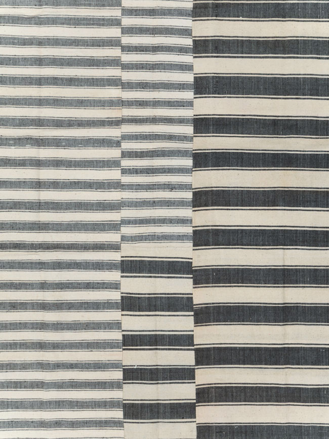 Vintage Turkish Flatweave Kilim Room Size Carpet, No.30530 - Gss