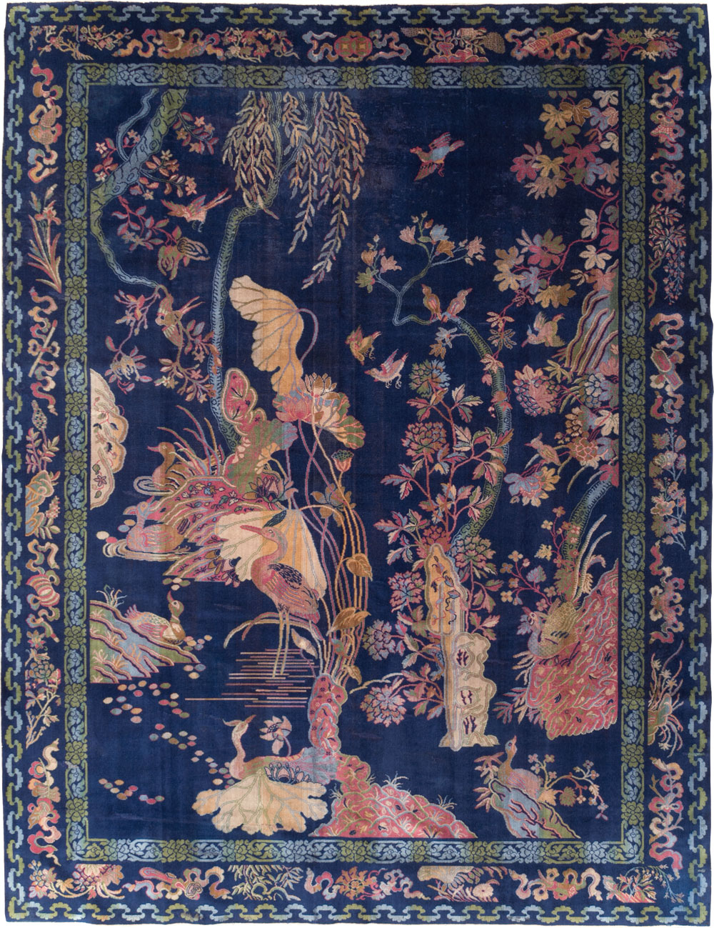 Chinese Peking Inspired English Axminster Room Size Carpet, No.30536 - Gss