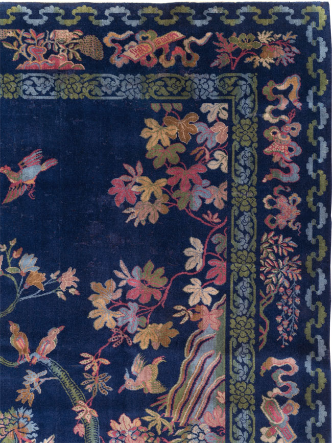 Chinese Peking Inspired English Axminster Room Size Carpet, No.30536 - Gss