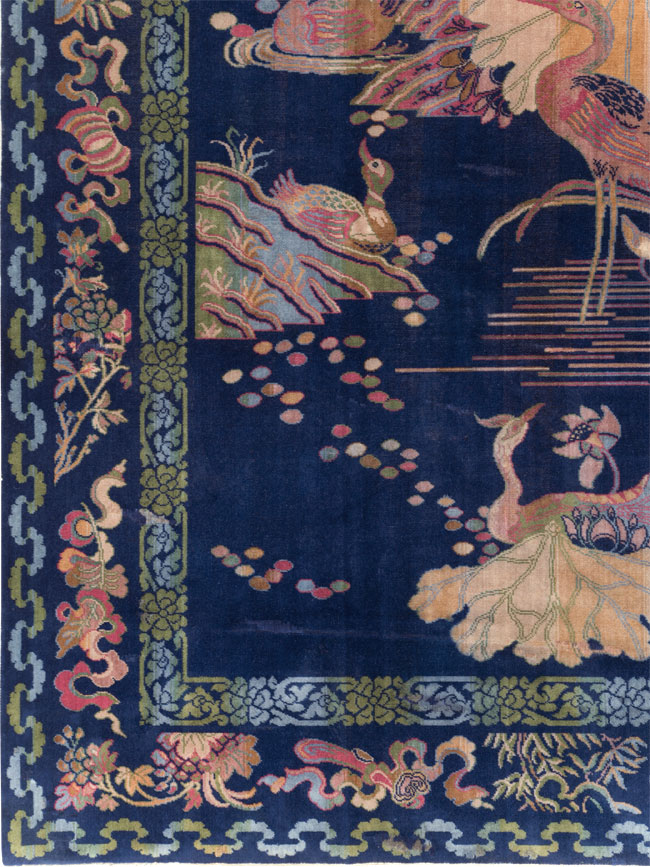 Chinese Peking Inspired English Axminster Room Size Carpet, No.30536 - Gss