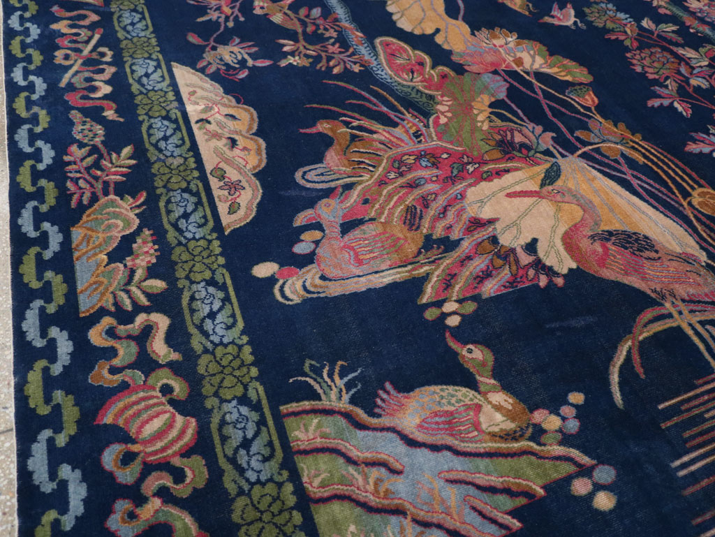 Chinese Peking Inspired English Axminster Room Size Carpet, No.30536 - Gss