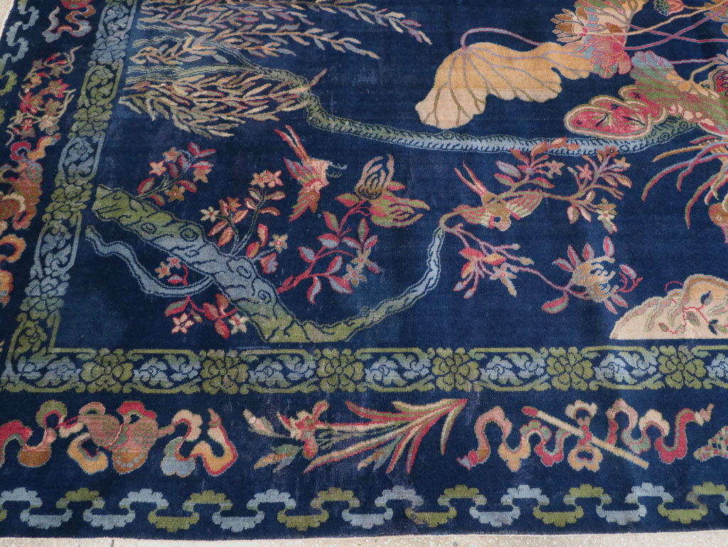 Chinese Peking Inspired English Axminster Room Size Carpet, No.30536 - Gss