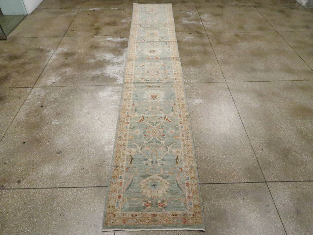 Modern Persian Sultanabad Long Runner, No.30543 - Gss