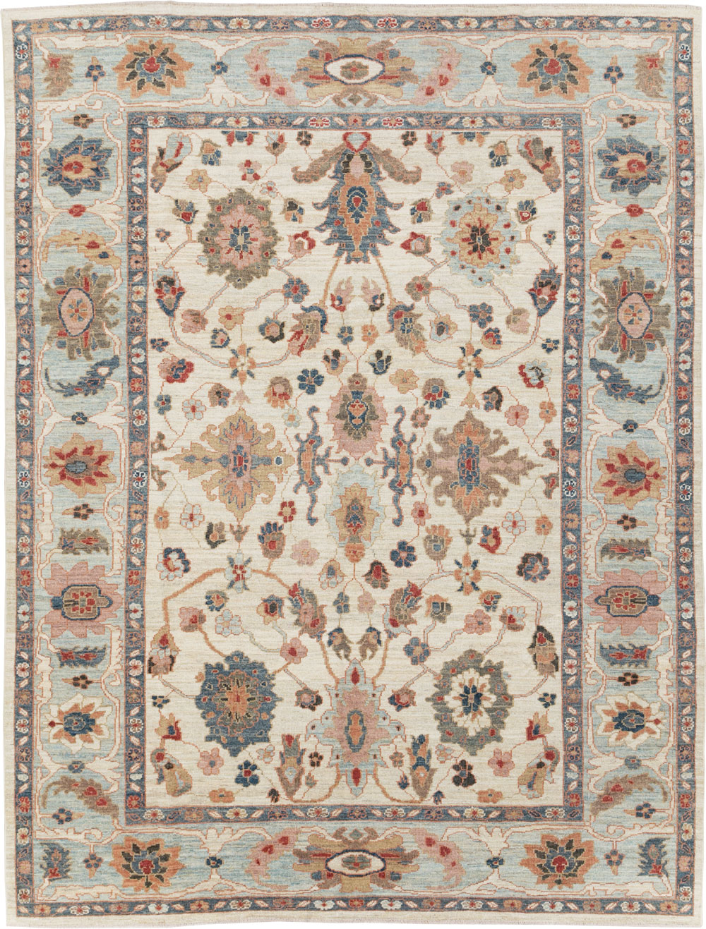 Modern Persian Sultanabad Small Room Size Carpet, No.30546 - Gss