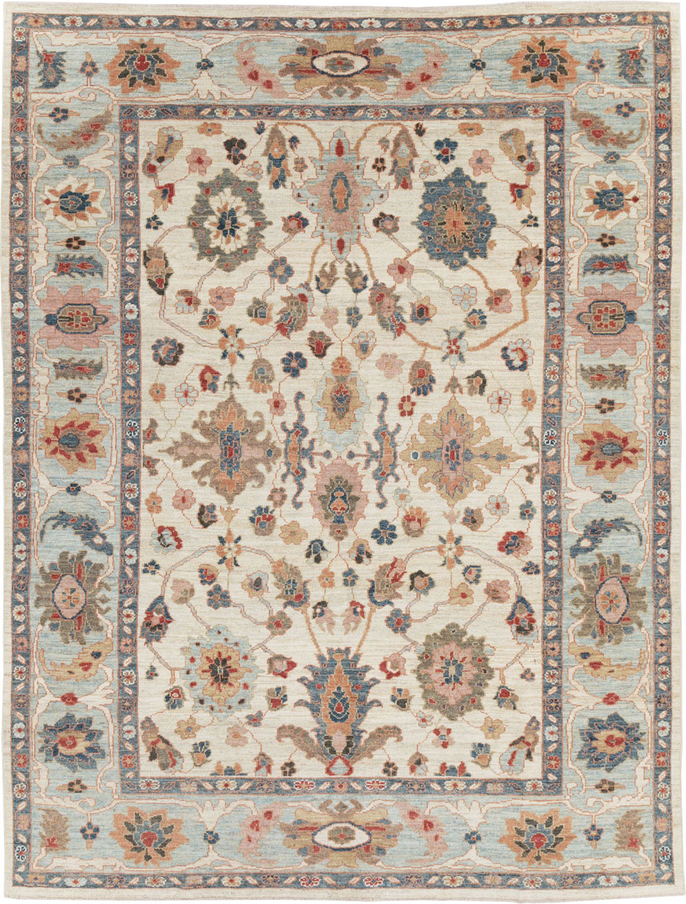 Modern Persian Sultanabad Small Room Size Carpet, No.30546 - Gss