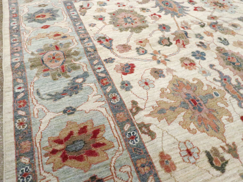 Modern Persian Sultanabad Small Room Size Carpet, No.30546 - Gss