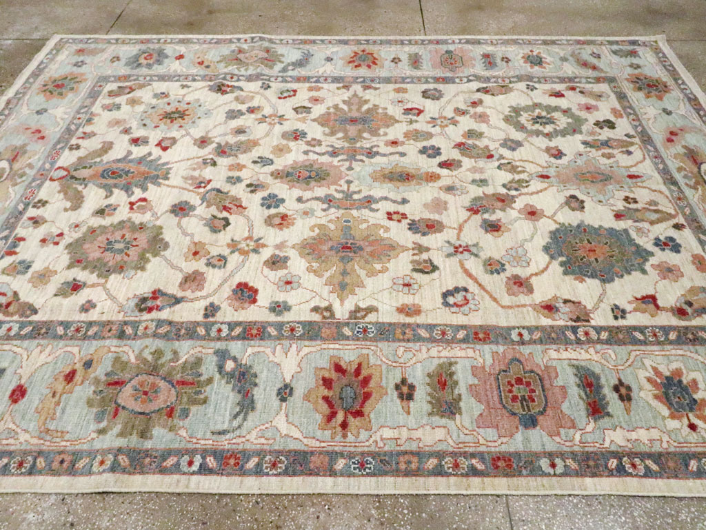 Modern Persian Sultanabad Small Room Size Carpet, No.30546 - Gss